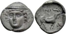 THRACE. Ainos. Diobol (Circa 405/4-400/399 BC).