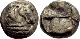 ASIA MINOR. Uncertain. Hemidrachm or Triobol (Circa 5th century BC).
