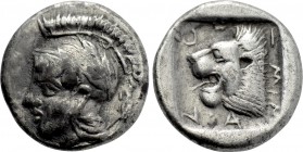 TROAS. Assos. Triobol or Hemidrachm (Mid-late 5th century BC).