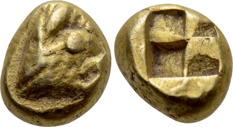 MYSIA. Kyzikos. EL Hemihekte (Circa 550-450 BC). 

Obv: Head of boar right, ho...