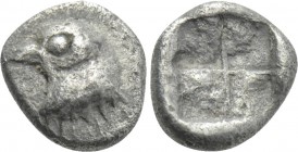 AEOLIS. Kyme. Hemiobol (Circa 450-400 BC).