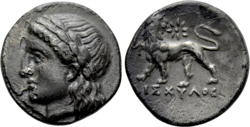 IONIA. Miletos. Hemidrachm (Circa 259-246 BC). Aischylos, magistrate. 

Obv: L...