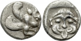 DYNASTS OF LYCIA. Uncertain dynast, possibly Uwug (Circa 470-440 BC). Diobol. Uncertain mint.