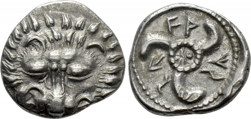 DYNASTS OF LYCIA. Wekhssere II (Circa 400-380 BC). Tetrobol. Tlos. 

Obv: Faci...