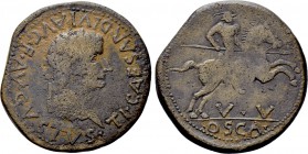 SPAIN. Terraconensis. Osca. Tiberius (14-37). Ae.