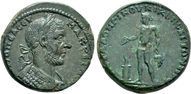 MOESIA INFERIOR. Nicopolis ad Istrum. Macrinus (217-218). Ae. Statius Longinus, ...
