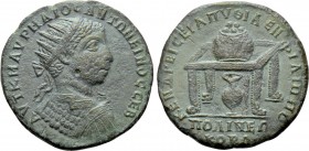 THRACE. Philippopolis. Elagabalus (218-222). Ae Medallion.