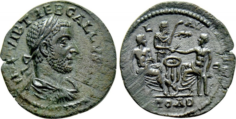 TROAS. Alexandria. Trebonianus Gallus (251-253). Ae As.

Obv: IMP VIB TREB GAL...