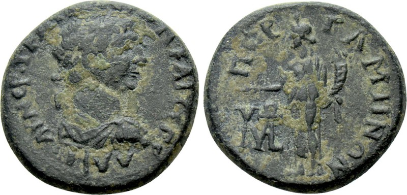 MYSIA. Pergamum. Trajan (98-117). Ae. Ti. Kl. Meilatοs, strategos for the second...