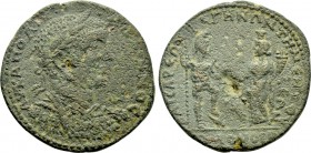 LYDIA. Bagis. Gallienus (253-268). Ae Medallion. Homonoia issue with Temenothyrae.