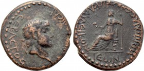 LYCAONIA. Iconium. Nero with Poppaea (54-68). Ae.