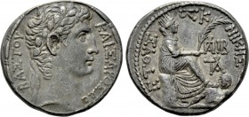 SELEUCIS & PIERIA. Antioch. Augustus (27 BC-14 AD). Tetradrachm. Dated Cos. XII and Year 26 of the Actian Era (5 BC).