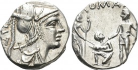 TI. VETURIUS. Denarius (137 BC). Rome.
