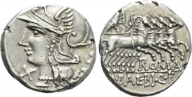 M. BAEBIUS Q.F. TAMPILUS. Denarius. (137 BC). Rome.