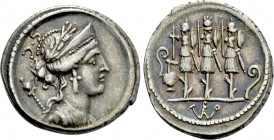 FAUSTUS CORNELIUS SULLA. Denarius (56 BC). Rome.