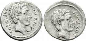 Q. POMPEIUS RUFUS. Denarius (54 BC). Rome.