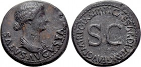 JULIA AUGUSTA (LIVIA) (Augusta, 14-29). Dupondius. Rome.