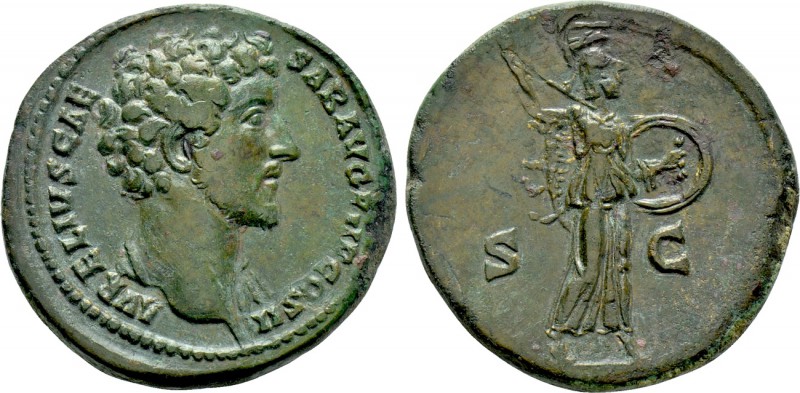 MARCUS AURELIUS (Caesar, 139-161). Sestertius. Rome. 

Obv: AVRELIVS CAESAR AV...