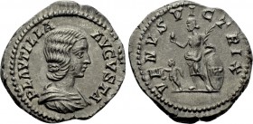 PLAUTILLA (Augusta, 202-205). Denarius. Rome.