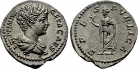 GETA (Caesar, 198-209). Denarius. Rome.