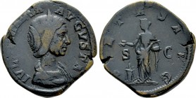 JULIA MAESA (Augusta, 218-224/5). Sestertius. Rome.