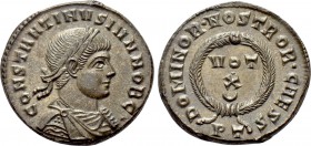 CONSTANTINE II (Caesar, 316-337). Follis. Ticinum.