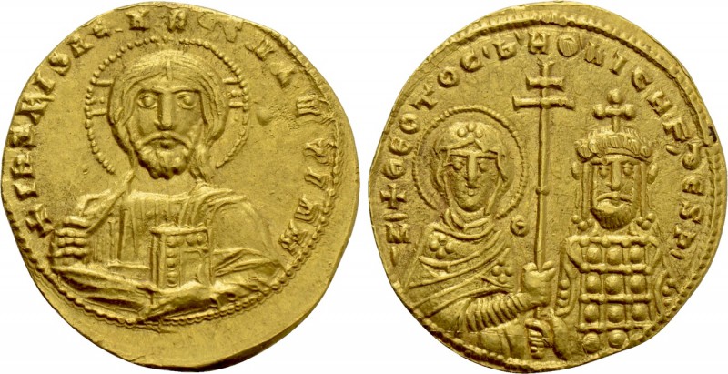 NICEPHORUS II PHOCAS (963-969). GOLD Solidus. Constantinople. 

Obv: + IҺS XIS...
