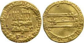 ISLAMIC. 'Abbasid Caliphate. Time of al-Rashid (AH 170-193 / 786-809 AD). GOLD Dinar. Dated AH 176 (792 AD).