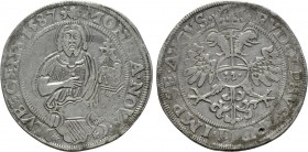 GERMANY. Lübeck. Reichstaler or 32 Schilling (1587). Struck in the name of Holy Roman Emperor Rudolf II.