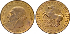 GERMANY. Westphalia. Copper 10000 Mark (1923).