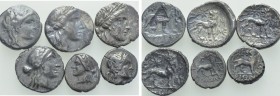 6 Greek Coins of Milet.