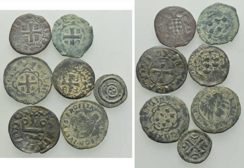 7 Medieval Coins. 

Obv: .
Rev: .

. 

Condition: See picture.

Weight:...