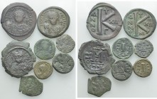 8 Byzantine Coins.