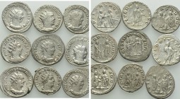 9 Coins of Valerian.