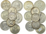 9 German Coins.