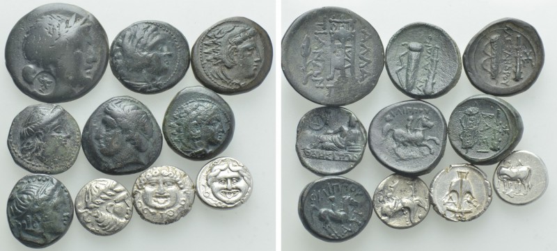 10 Greek and Celtic Coins. 

Obv: .
Rev: .

. 

Condition: See picture.
...
