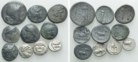 10 Greek and Celtic Coins.