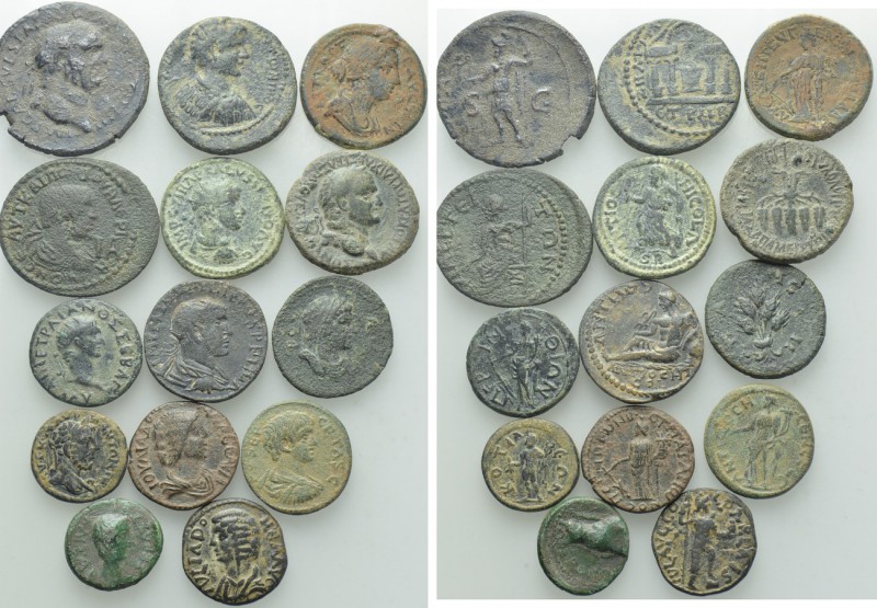 12 Roman Provincial Coins. 

Obv: .
Rev: .

. 

Condition: See picture.
...