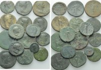 16 Roman Coins; Sesterti, Asses and Dupondii.