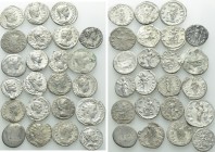 22 Roman Silver Coins.