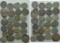 24 Byzantine and Roman Coins.