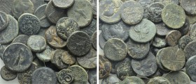 Circa 50 Greek Coins.