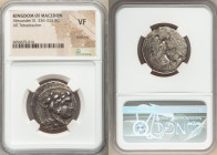 MACEDONIAN KINGDOM. Alexander III the Great (336-323 BC). AR tetradrachm (26mm, 5h). NGC VF, scratches. Posthumous issue of Ake or Tyre, uncertain dat...