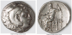 MACEDONIAN KINGDOM. Alexander III the Great (336-323 BC). AR tetradrachm (29mm, 16.71 gm, 12h). VF. Posthumous issue of Sicyon, ca. 225-215 BC. Head o...