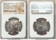 THRACE. Mesambria. Ca. 125-65 BC. AR tetradrachm (33mm, 14.66 gm, 11h). NGC XF 3/5 - 2/5. Late posthumous issue in the name and types of Alexander III...