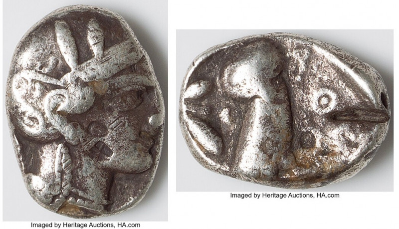 ATTICA. Athens. Ca. 440-404 BC. AR tetradrachm (26mm, 16.63 gm, 7h). Choice Fine...