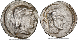 CILICIA. Tarsus. Datames (Tarkumuwa), as Satrap (ca. 385/4-362/1 BC). AR obol (9mm, 9h). NGC XF. Diademed head of female (Aphrodite?) right, wearing p...