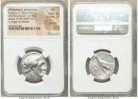 PTOLEMAIC EGYPT. Ptolemy II Philadelphus (285/4-246 BC). AR stater or tetradrachm (25mm, 13.90 gm, 10h). NGC VF 4/5 - 3/5, graffito. Joppa, dated Regn...