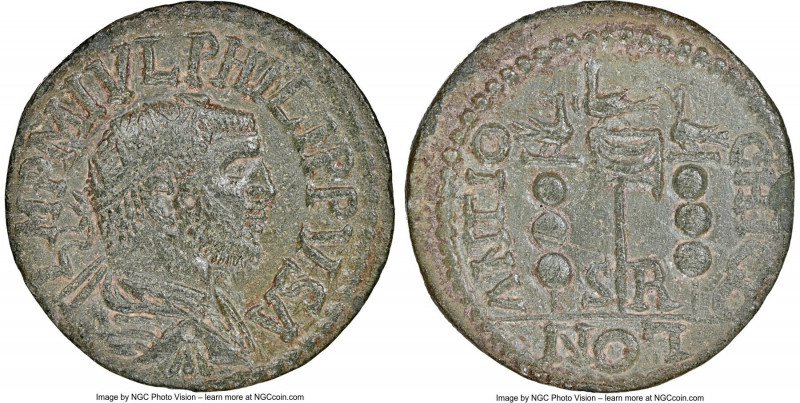 PISIDIA. Antioch. Philip I (AD 244-249). AE (25mm, 7.48 gm, 6h). NGC Choice XF 4...