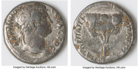CAPPADOCIA. Caesarea. Hadrian (AD 117-138). AR didrachm (20mm, 6.60 gm, 11h). Fine. ΑΔΡΙΑΝΟϹ ϹΕΒΑϹΤΟϹ, laureate head of Hadrian right / ΥΠΑΤΟϹ Γ ΠΑΤΗΡ...